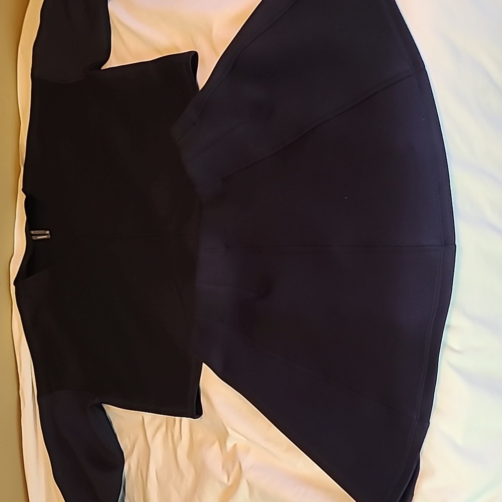 By Anthropologie Scuba Seamed Mini Skirt and Top Sz.Small